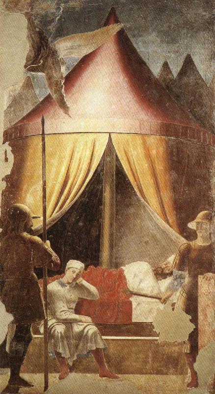 Piero della Francesca The Dream of Constantine Sweden oil painting art